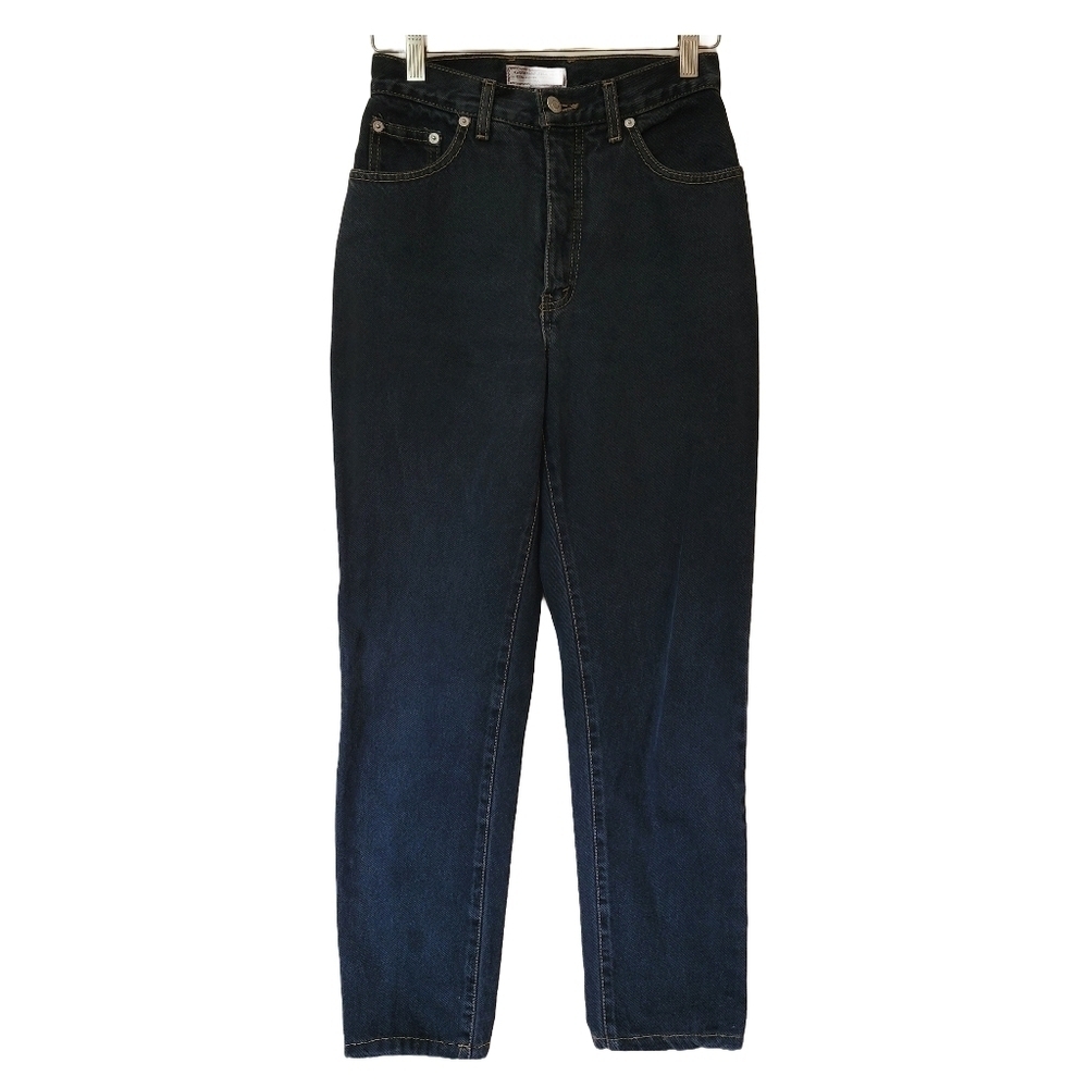 Guess Vintage 💯 Cotton High Rise Black Jeans Size 27